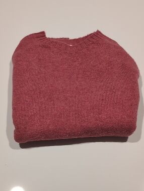 Octobre Editions Men's Crewneck Sweater in Dusty Rose